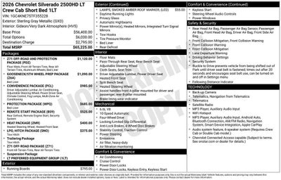 2026 Chevrolet Silverado 2500 HD LT