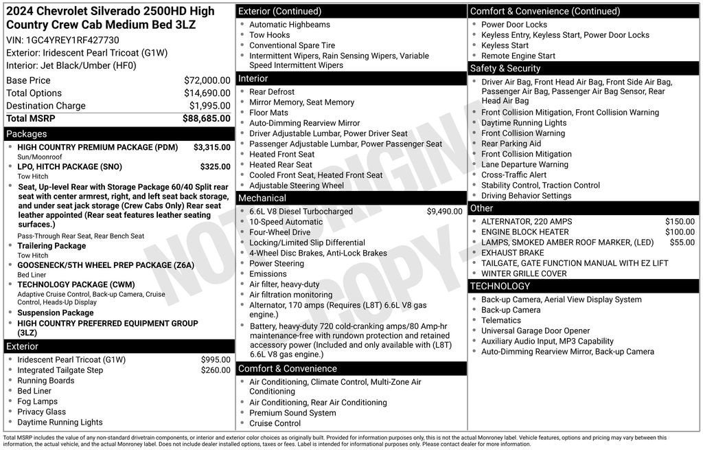 2024 Chevrolet Silverado 2500 HD High Country