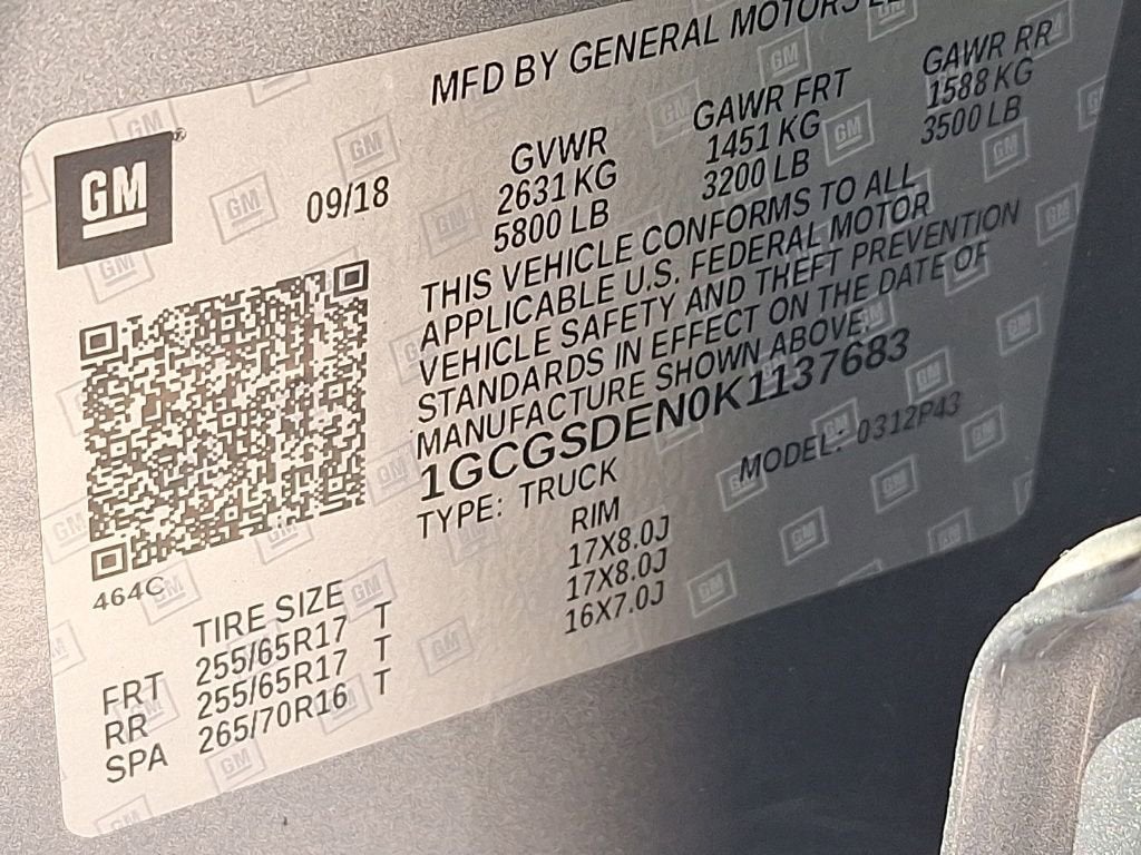 2019 Chevrolet Colorado 2WD Z71