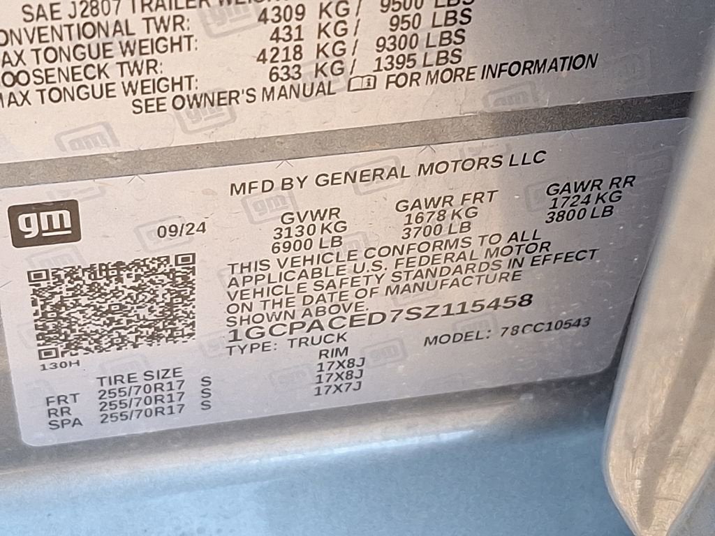 2025 Chevrolet Silverado 1500 LT