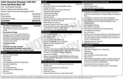 2026 Chevrolet Silverado 1500 RST