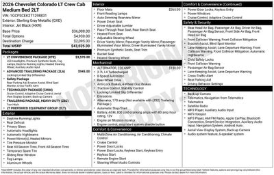 2026 Chevrolet Colorado LT