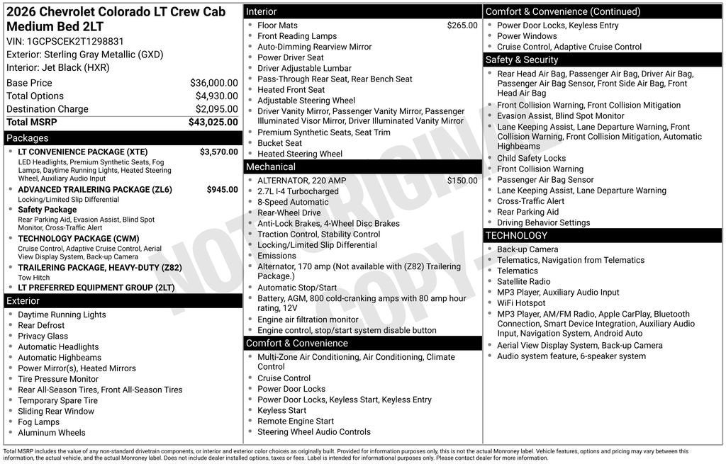 2026 Chevrolet Colorado LT