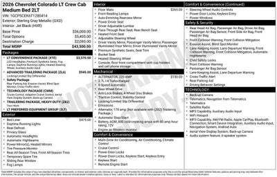 2026 Chevrolet Colorado LT