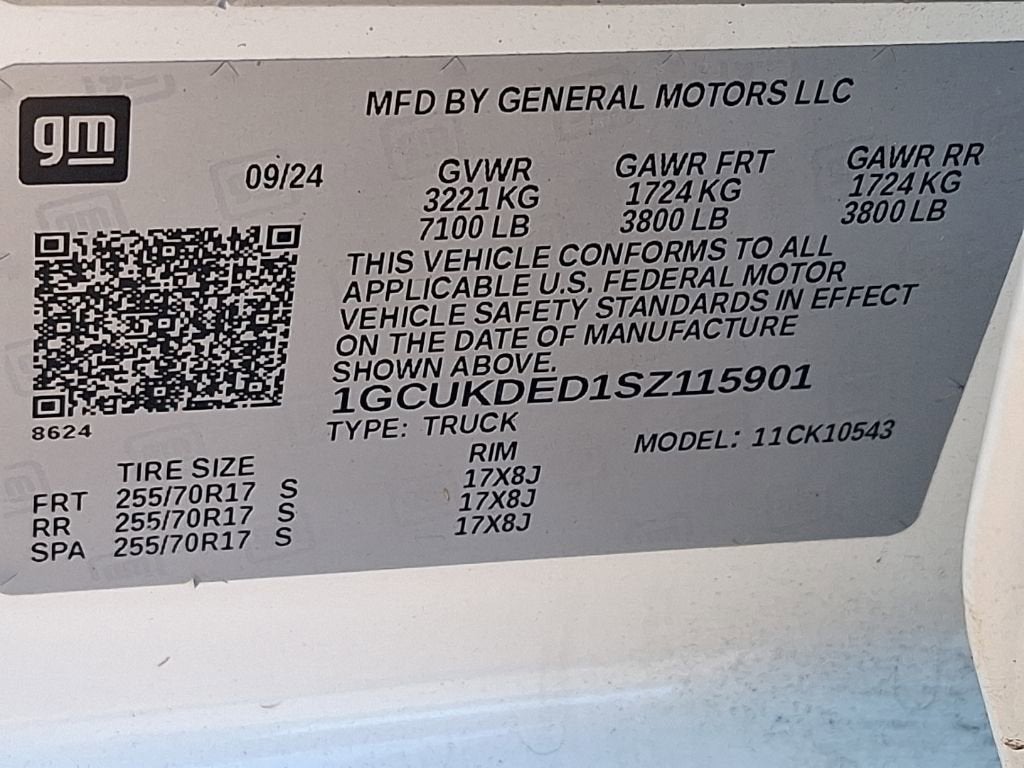 2025 Chevrolet Silverado 1500 LT