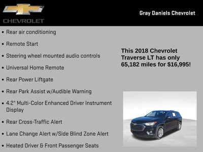 2018 Chevrolet Traverse LT Cloth