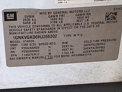 2017 Chevrolet Traverse LT