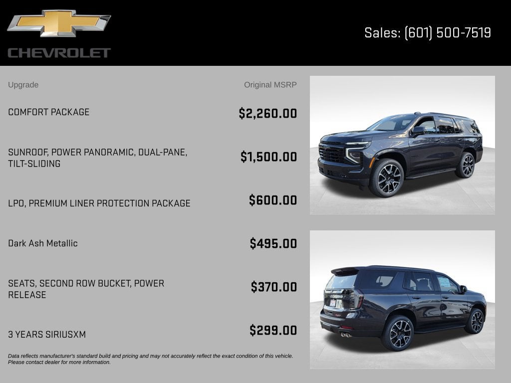 2027 Chevrolet Tahoe RST