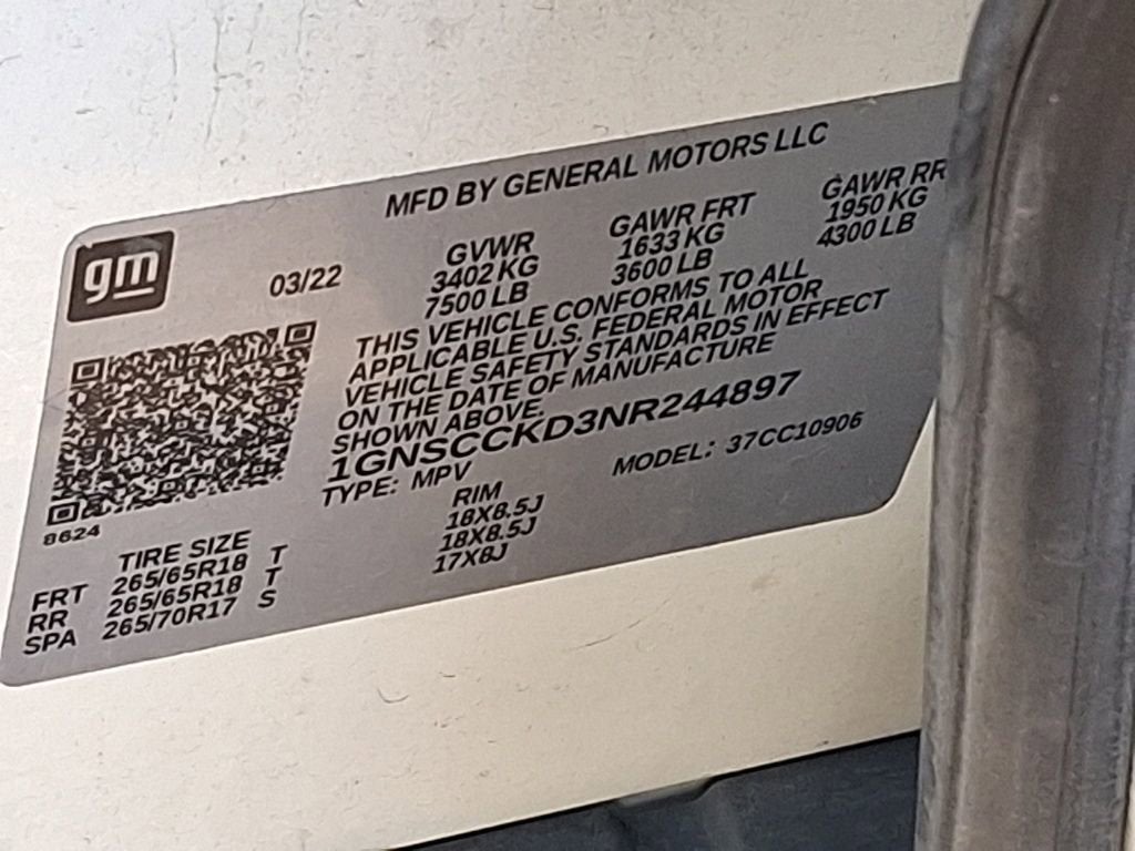 2022 Chevrolet Suburban LT