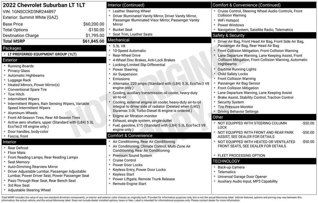 2022 Chevrolet Suburban LT