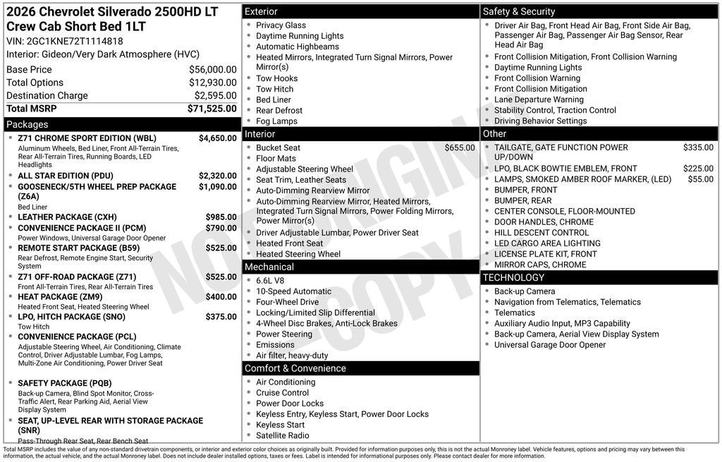 2026 Chevrolet Silverado 2500 HD LT