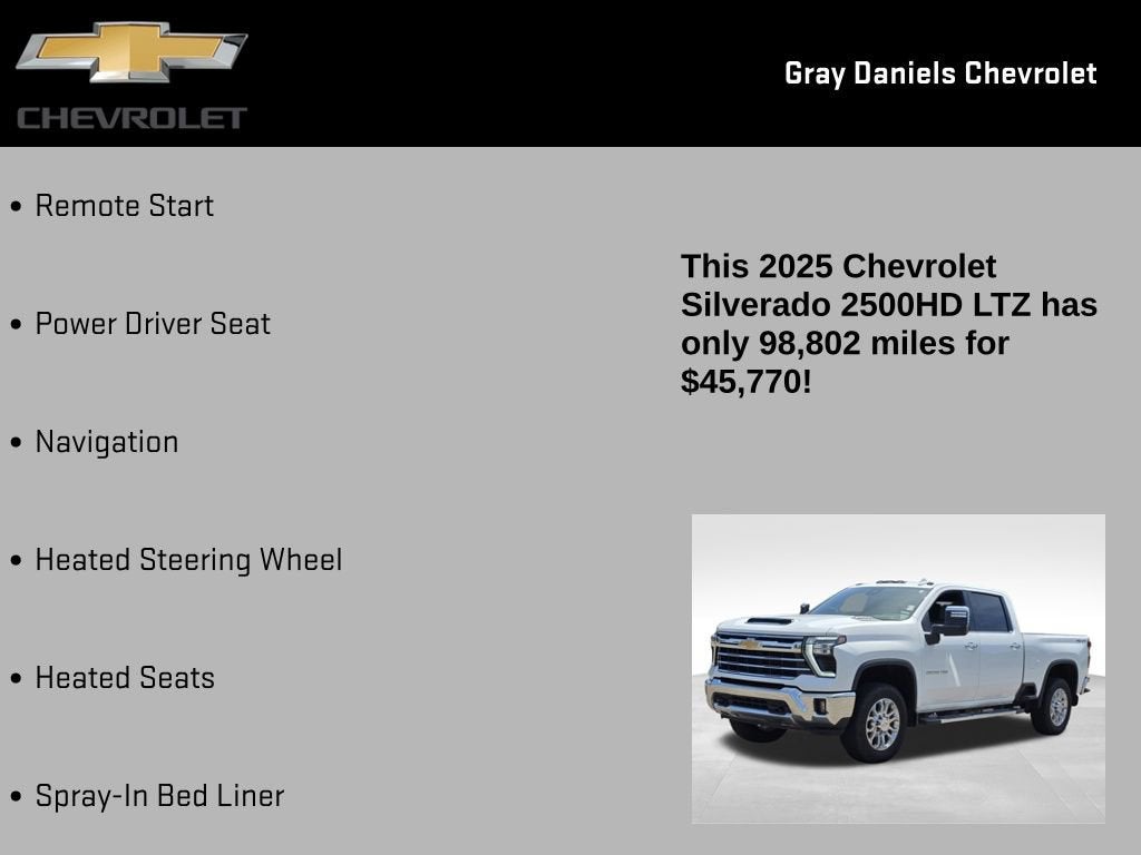 2025 Chevrolet Silverado 2500 HD LTZ