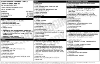 2025 Chevrolet Silverado 1500 LT