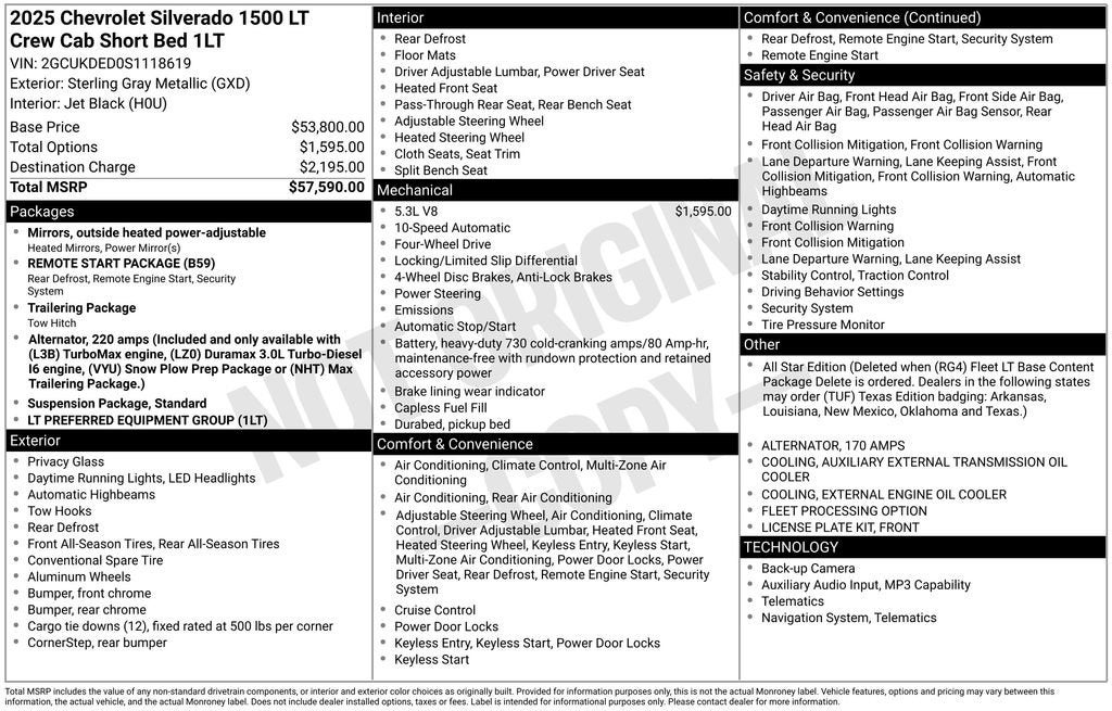 2025 Chevrolet Silverado 1500 LT