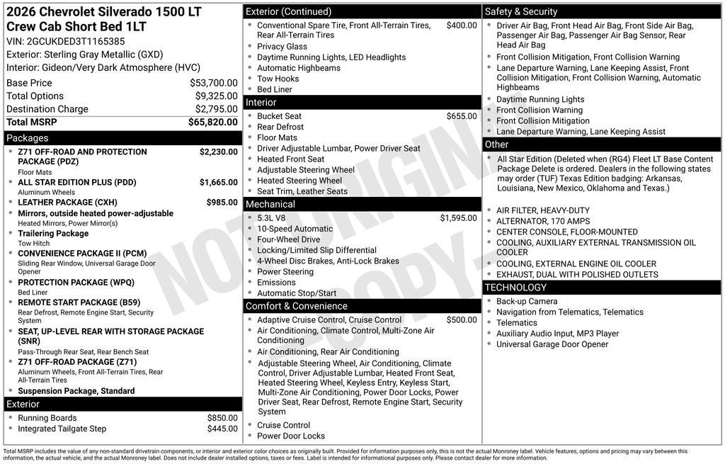 2026 Chevrolet Silverado 1500 LT