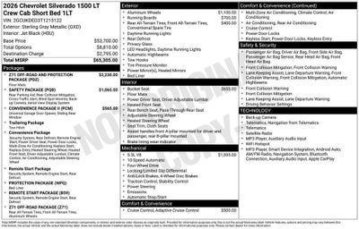 2026 Chevrolet Silverado 1500 LT