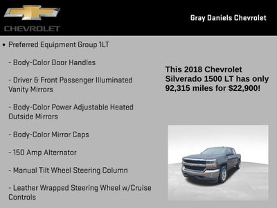 2018 Chevrolet Silverado 1500 LT
