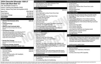 2026 Chevrolet Silverado 1500 LT
