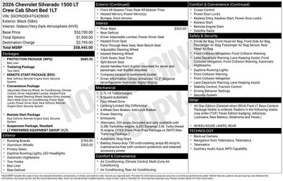 2026 Chevrolet Silverado 1500 LT