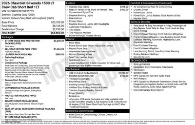 2026 Chevrolet Silverado 1500 LT