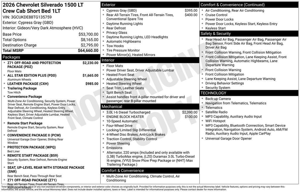 2026 Chevrolet Silverado 1500 LT