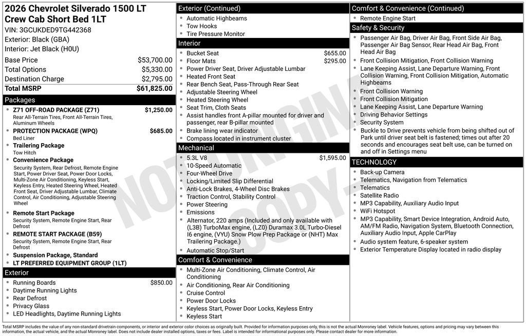 2026 Chevrolet Silverado 1500 LT