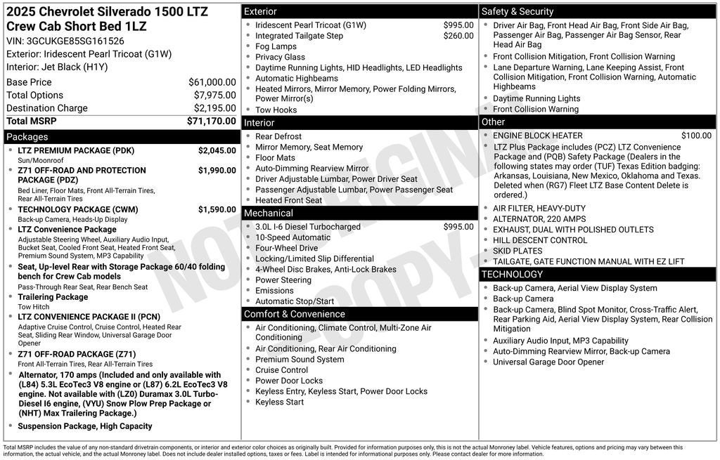 2025 Chevrolet Silverado 1500 LTZ