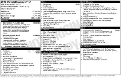 2026 Chevrolet Equinox LT