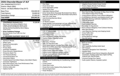 2026 Chevrolet Blazer 2LT