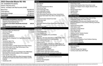 2023 Chevrolet Blazer RS