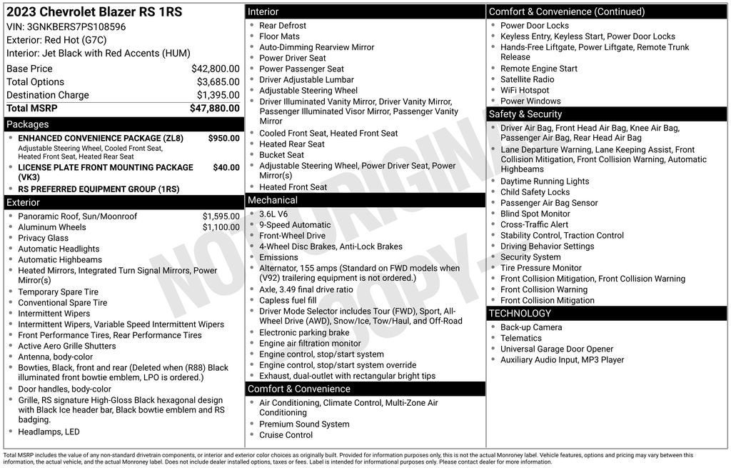 2023 Chevrolet Blazer RS