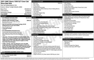 2021 GMC Sierra 1500 SLT