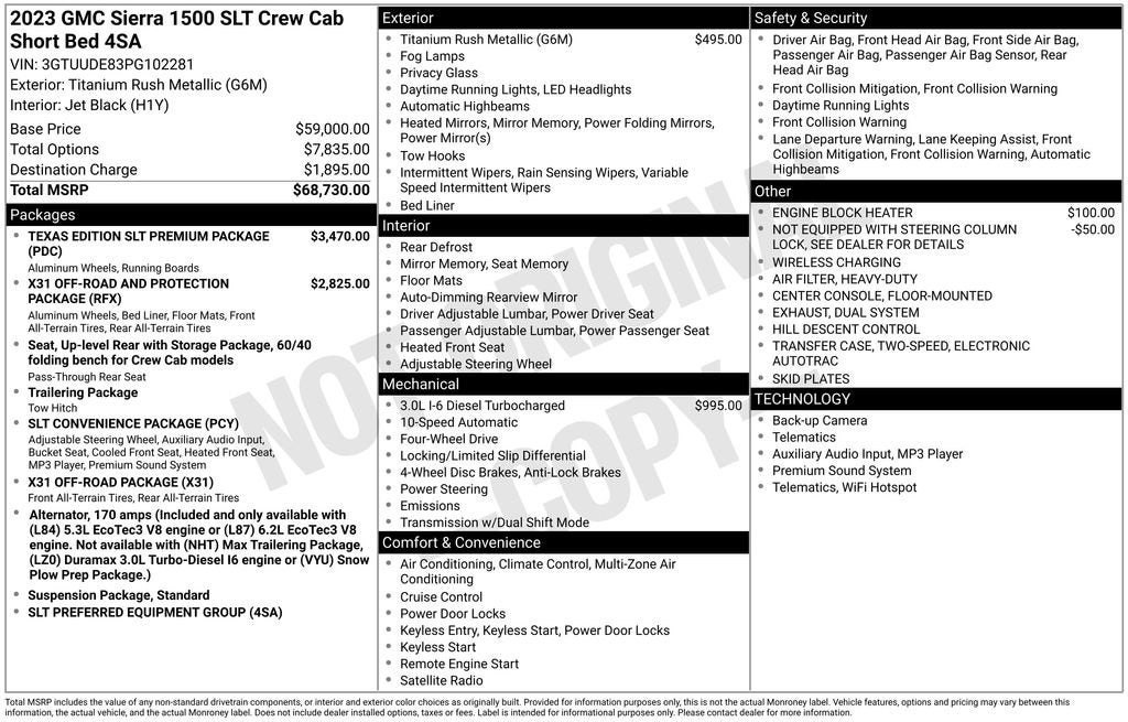 2023 GMC Sierra 1500 SLT