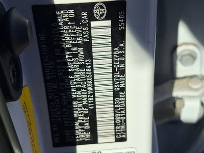 2019 Toyota Camry XSE V6