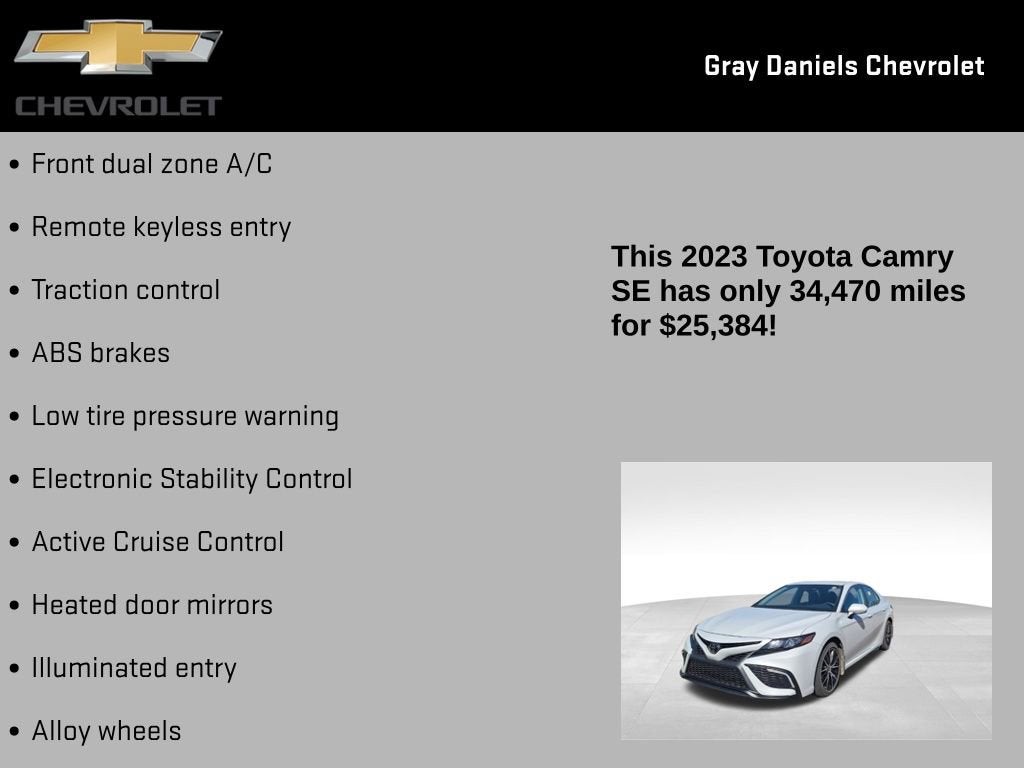 2023 Toyota Camry SE
