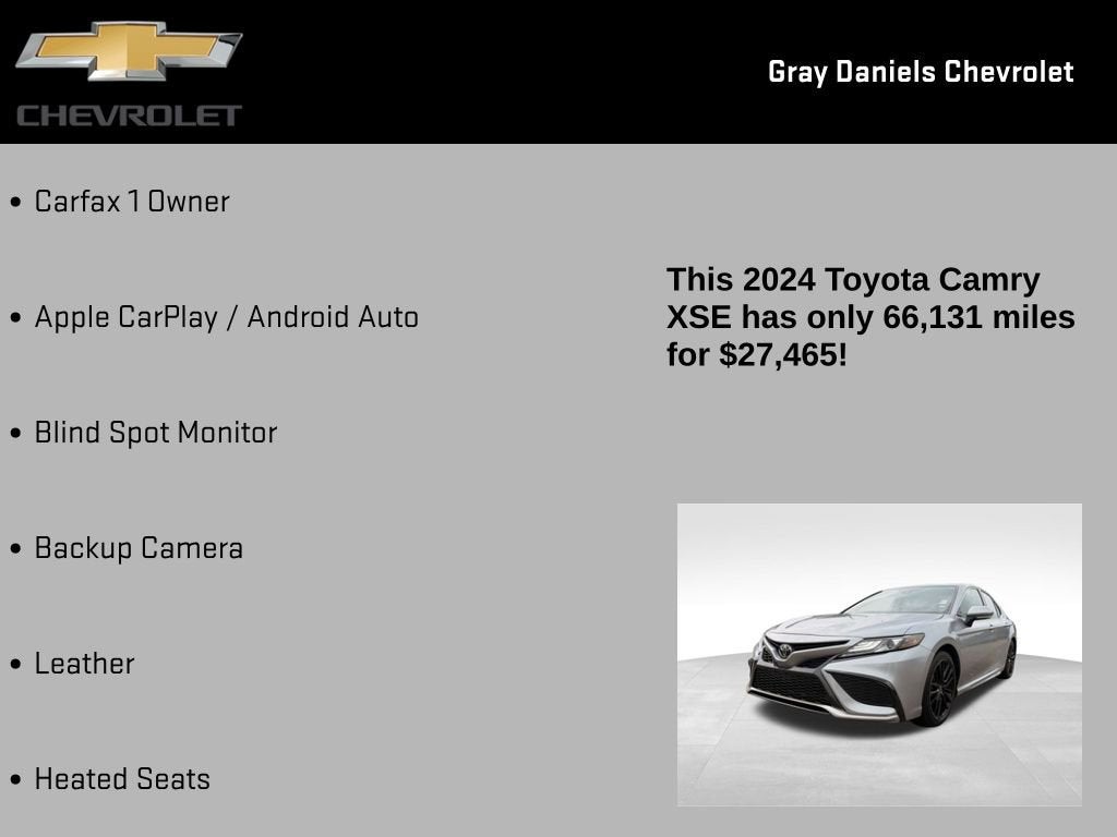2024 Toyota Camry XSE