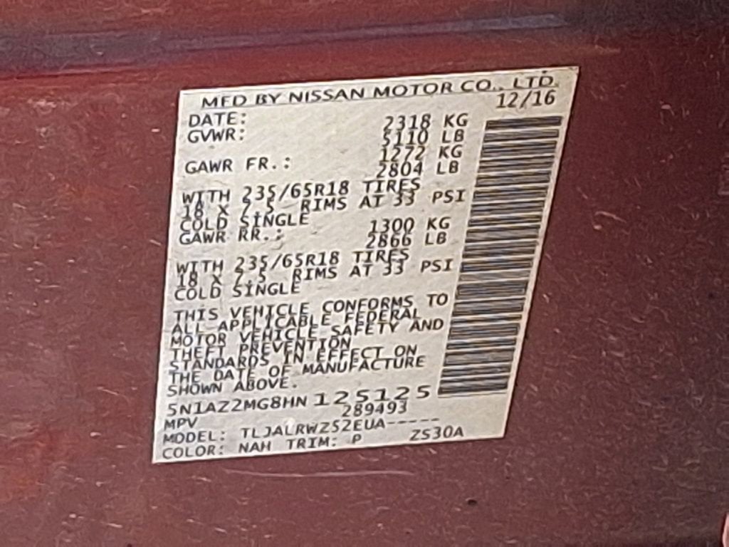 2017 Nissan Murano SL