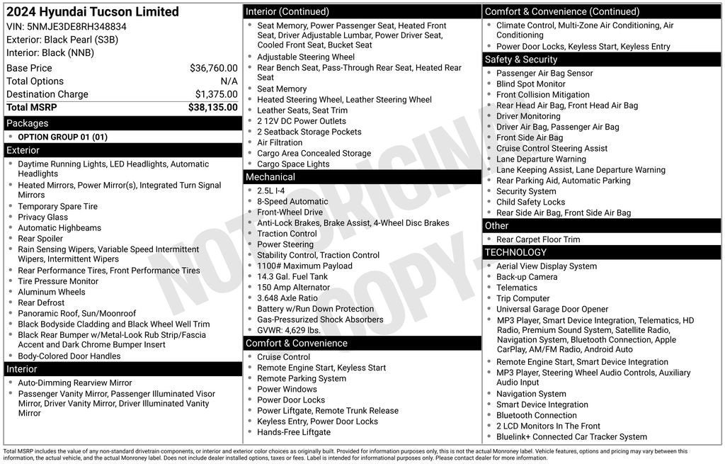 2024 Hyundai Tucson Limited