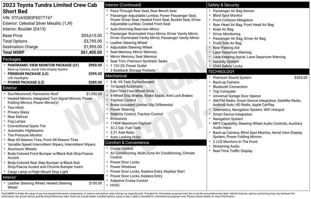 2023 Toyota Tundra Limited