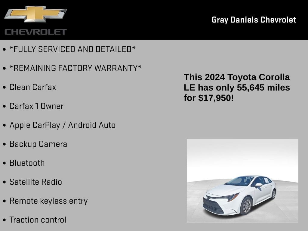 2024 Toyota Corolla LE