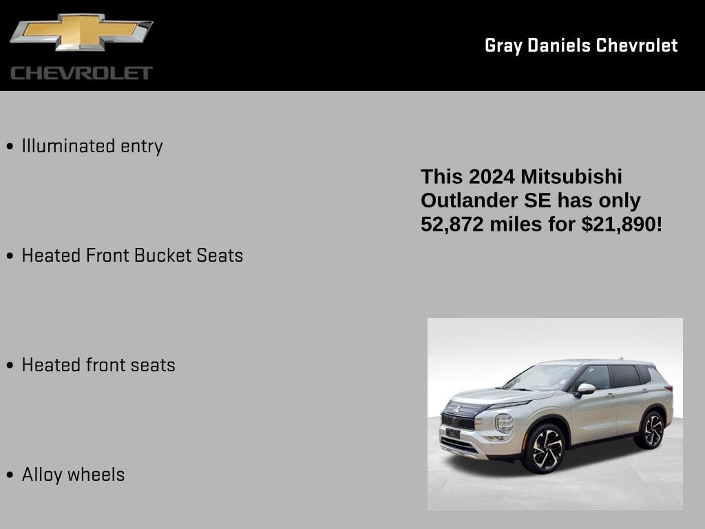 2024 Mitsubishi Outlander SE