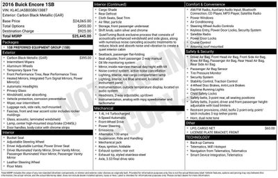 2016 Buick Encore BASE