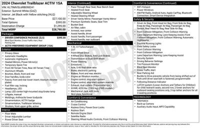 2024 Chevrolet Trailblazer ACTIV
