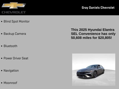 2025 Hyundai Elantra SEL Convenience