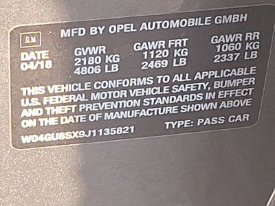 2018 Buick Regal TourX Preferred