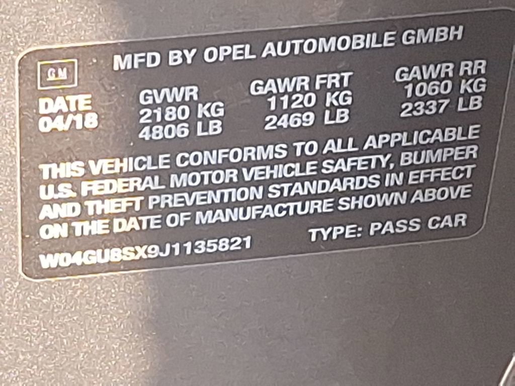 2018 Buick Regal TourX Preferred