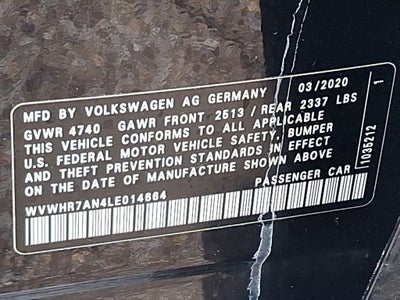 2020 Volkswagen Arteon 2.0T SEL R-Line