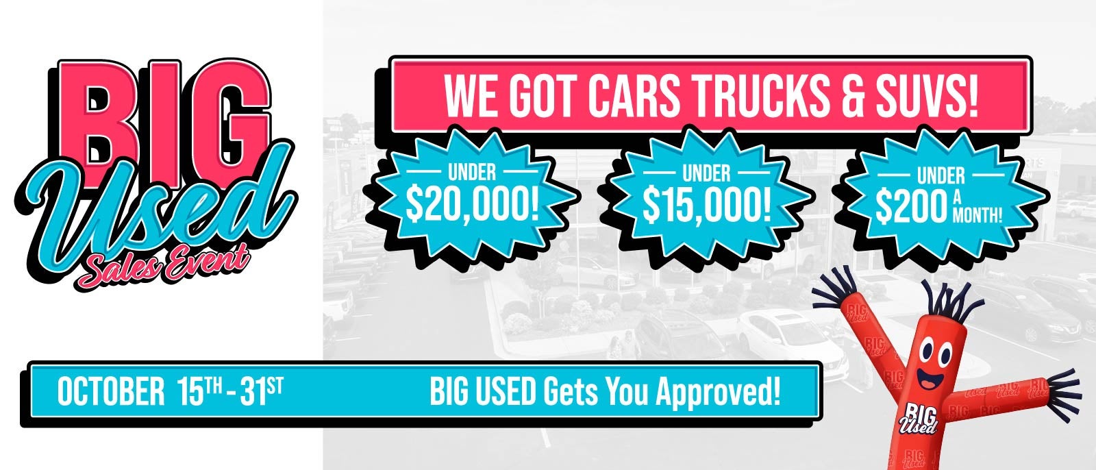 Big Used Sales Event